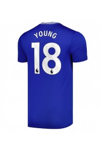 Fotbalové Dres Everton Ashley Young #18 Domácí Oblečení 2024-25 Krátký Rukáv